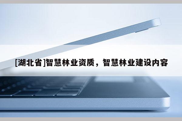 [湖北省]智慧林業(yè)資質(zhì)，智慧林業(yè)建設(shè)內(nèi)容