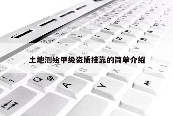土地測繪甲級資質(zhì)掛靠的簡單介紹