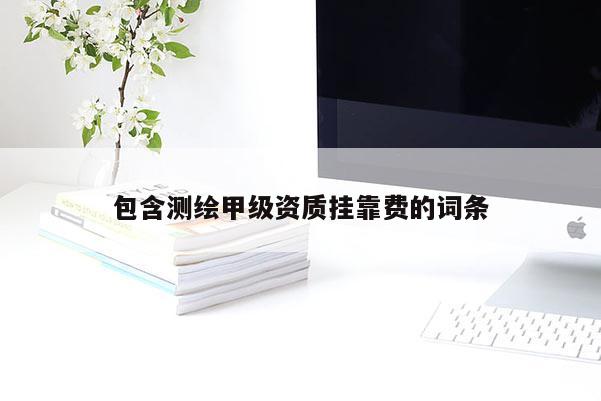包含測(cè)繪甲級(jí)資質(zhì)掛靠費(fèi)的詞條