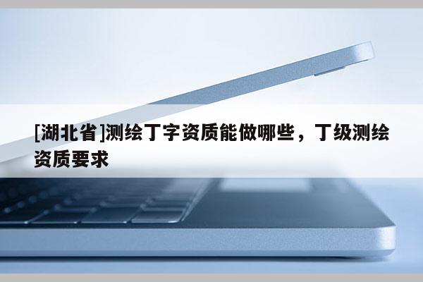 [湖北省]測繪丁字資質(zhì)能做哪些，丁級測繪資質(zhì)要求